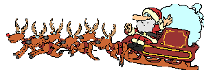 pere noel et son chariot